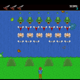Screenshot for Swamp Invaders